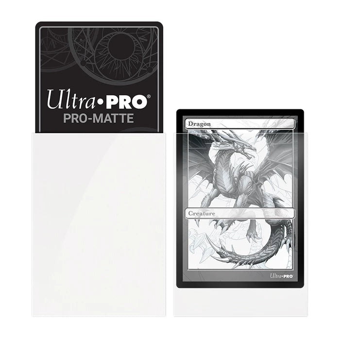 Ultra PRO Pro‑Matte Deck Protector Sleeves – Weiss – 100 Stück – 66×91mm-EvoCardNest