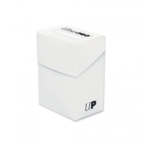 Ultra PRO Deck Box – Weiss (Standardgrösse, für TCG Karten)-EvoCardNest