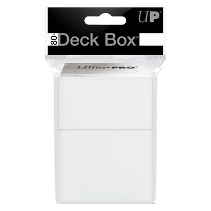 Ultra PRO Deck Box – Weiss (Standardgrösse, für TCG Karten)-EvoCardNest