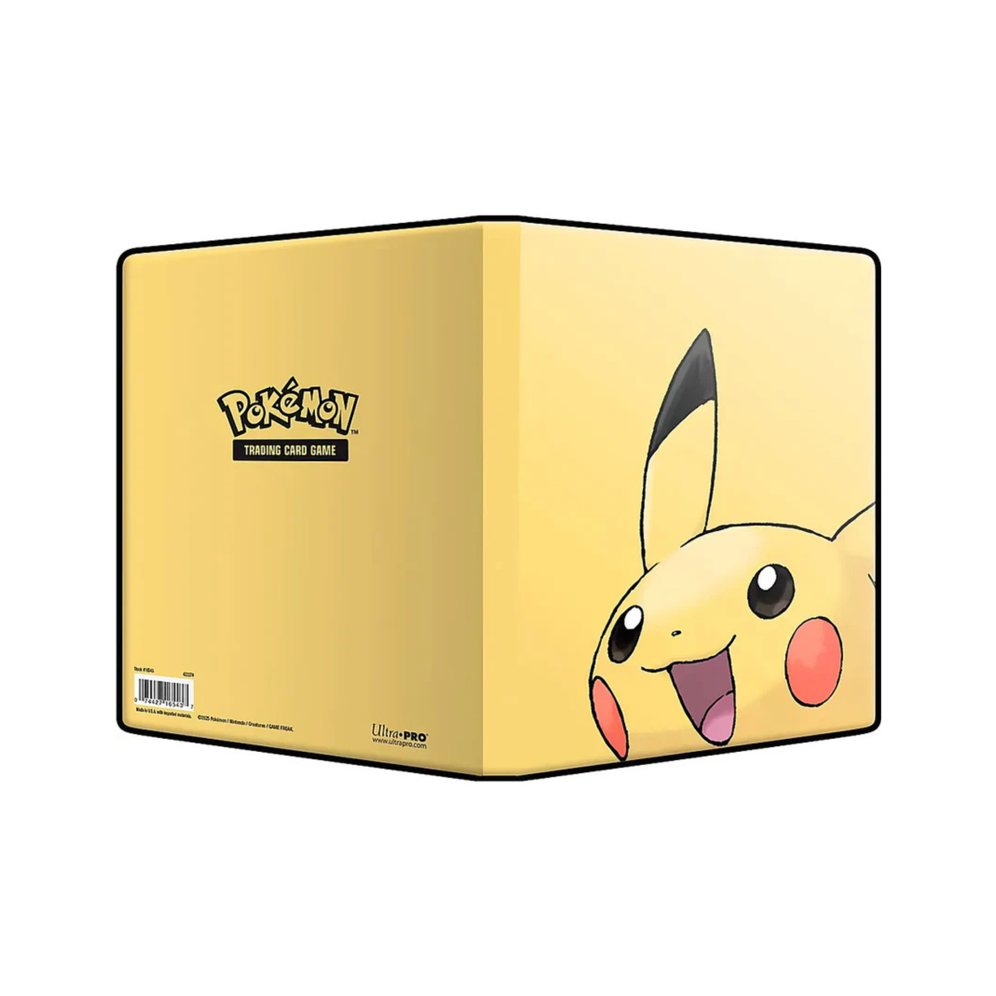 Pokémon Pikachu Sammelkartenalbum mit 4 Fächern – Sammelkartenordner für 80 Karten-EvoCardNest