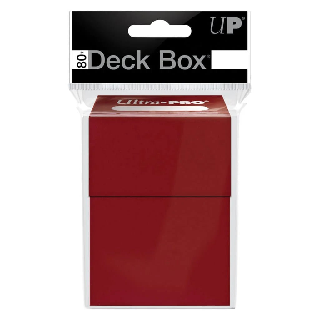 Ultra PRO Deck Box – Rot (Standardgrösse, für TCG Karten)-EvoCardNest