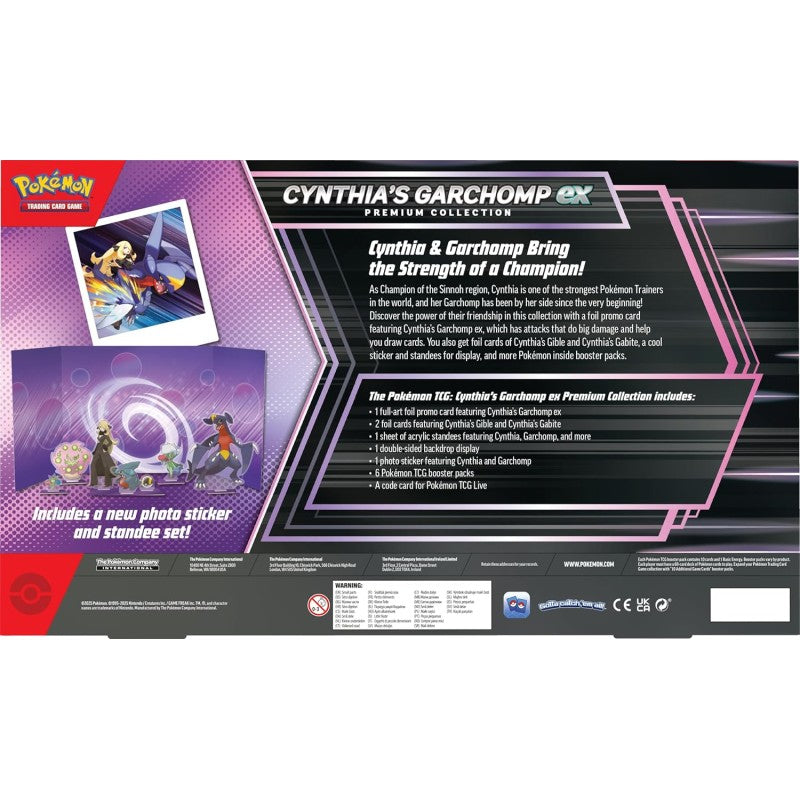 Pokémon TCG Cynthia's Garchomp ex Premium Collection Englisch