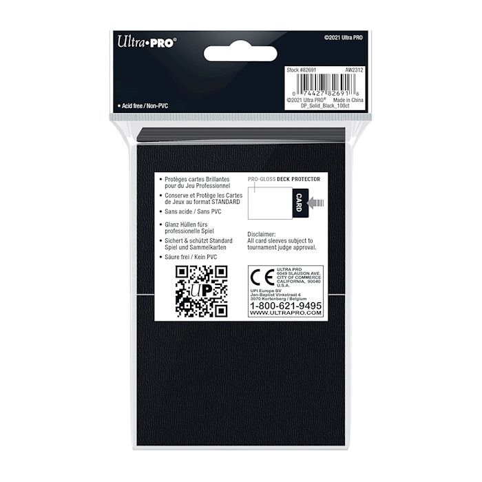 Ultra PRO Pro Gloss Sleeves – Klare Kartenhüllen – 100 Stück-EvoCardNest