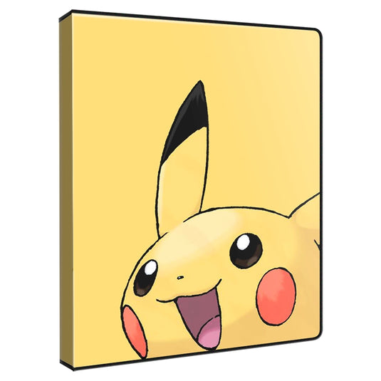 Pokémon Pikachu Sammelkartenalbum mit 4 Fächern – Sammelkartenordner für 80 Karten-EvoCardNest