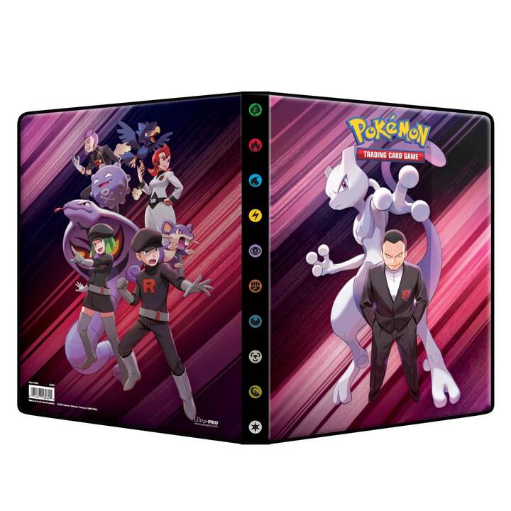 Pokémon 9-Pocket-Sammelkartenalbum Mewtu & Team Rocket – Sammelkartenalbum für 360 Karten-EvoCardNest